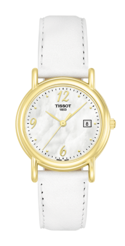 Tissot Carson Quartz 26.8 Yellow Gold / MOP / Strap